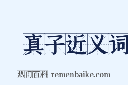 嬾真子近义词是什么意思的图片